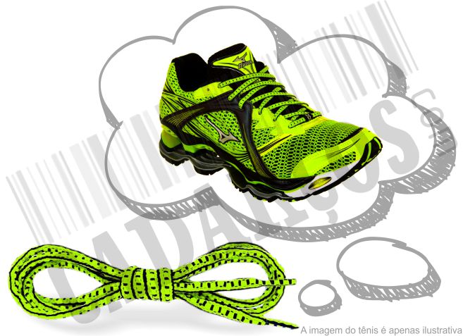 tenis amarelo fluorescente