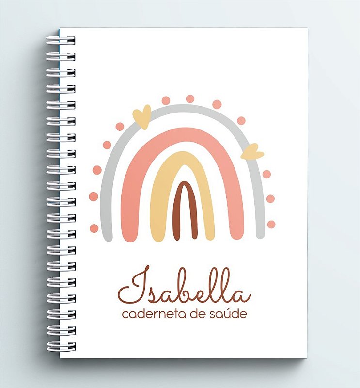 Caderneta de Saúde - Arco-Íris Boho