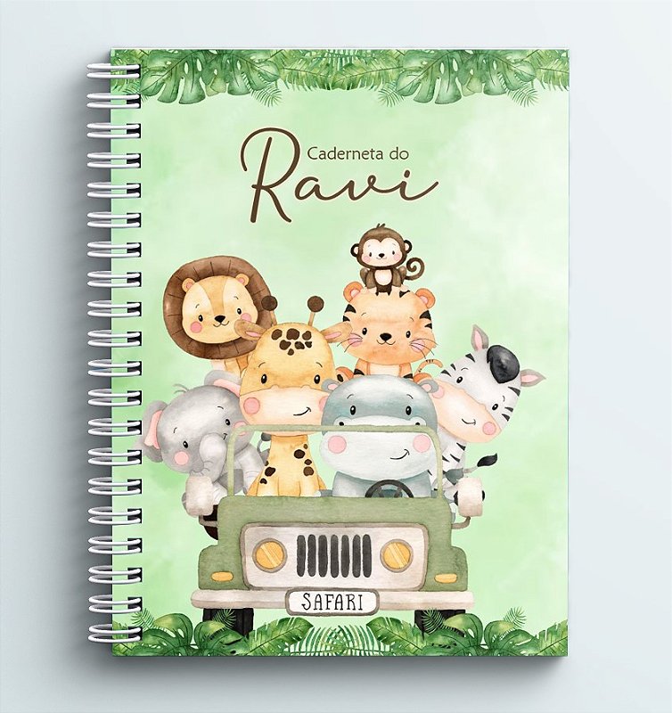 Caderneta de Saúde - Safari Menino