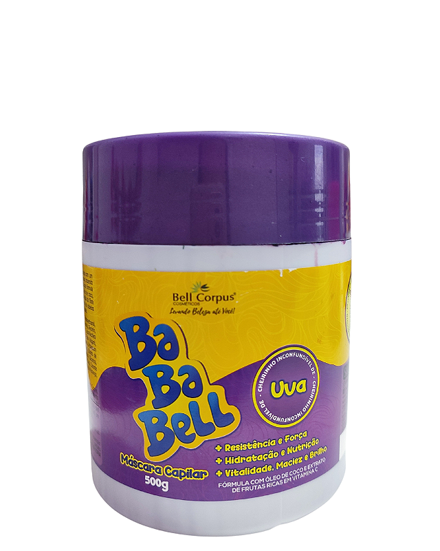 Máscara Capilar Bababell Uva 500g Bell Corpus