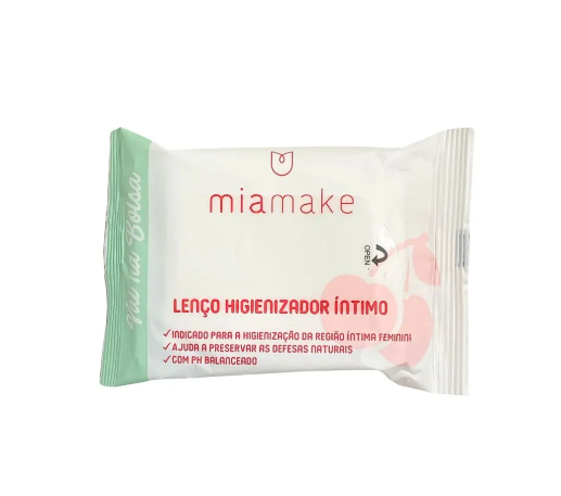 Lenço Higienizador Íntimo Vai na Bolsa Mia Make