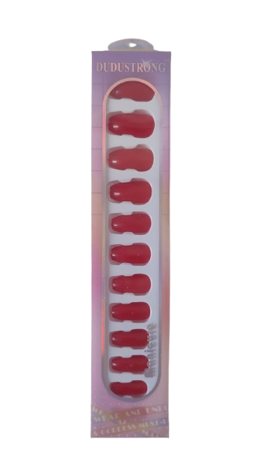 Unhas Postiças Autocolantes com 12 DuduStrong - Modelo 03
