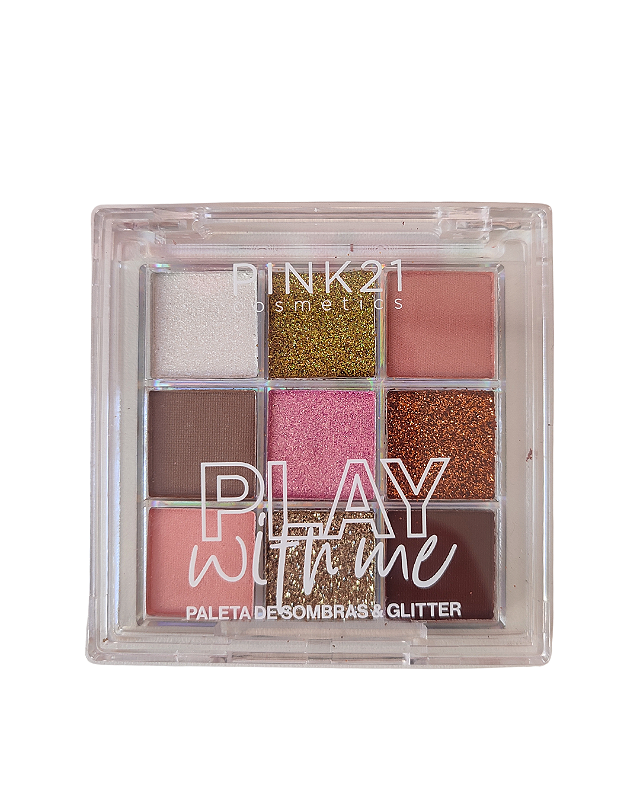 Paleta de Sombras e Glitter COR 03 Pink 21