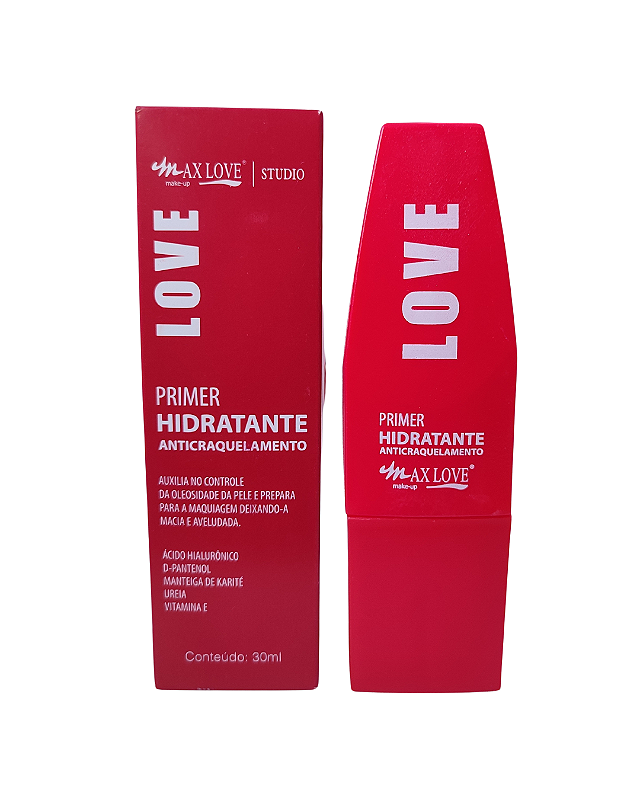 Primer Facial Hidratante Anticraquelamento  Max Love