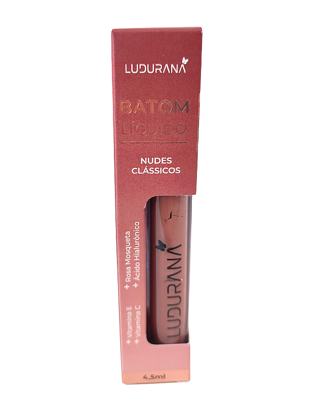 Batom Líquido Nude Clássicos Ludurana - COR CANELA