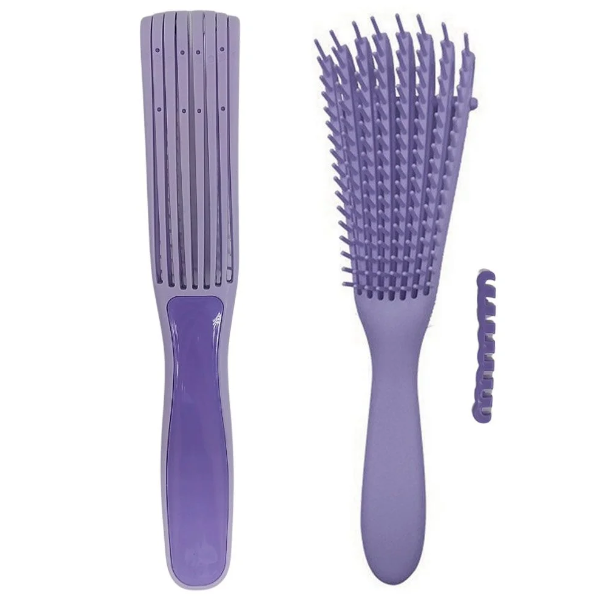 Escova Polvo Desembaraçante Cerdas Ajustáveis