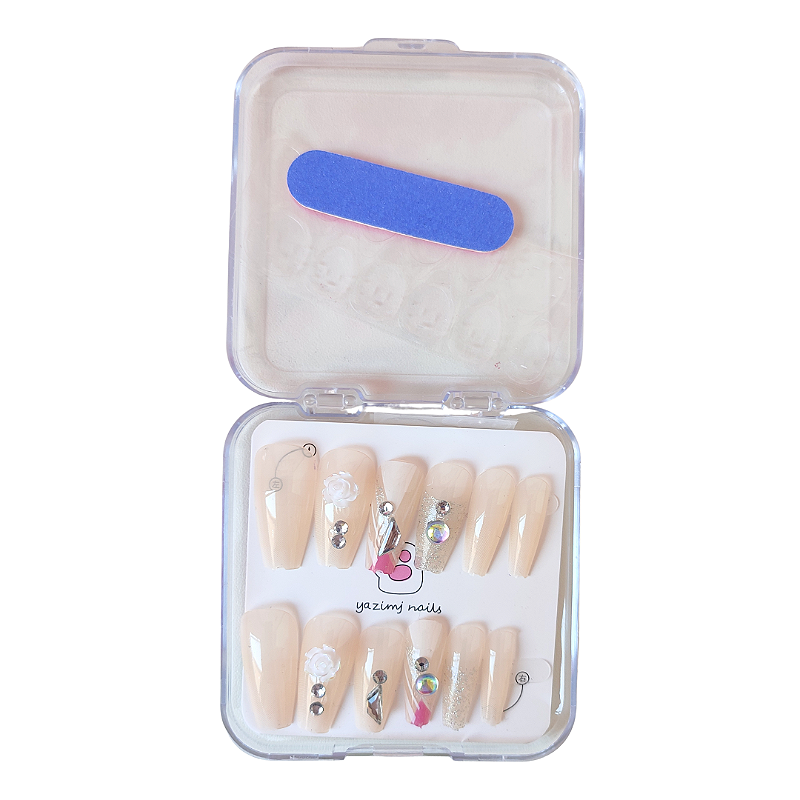 Unha Postiça Decorada Autocolante - Modelo 06