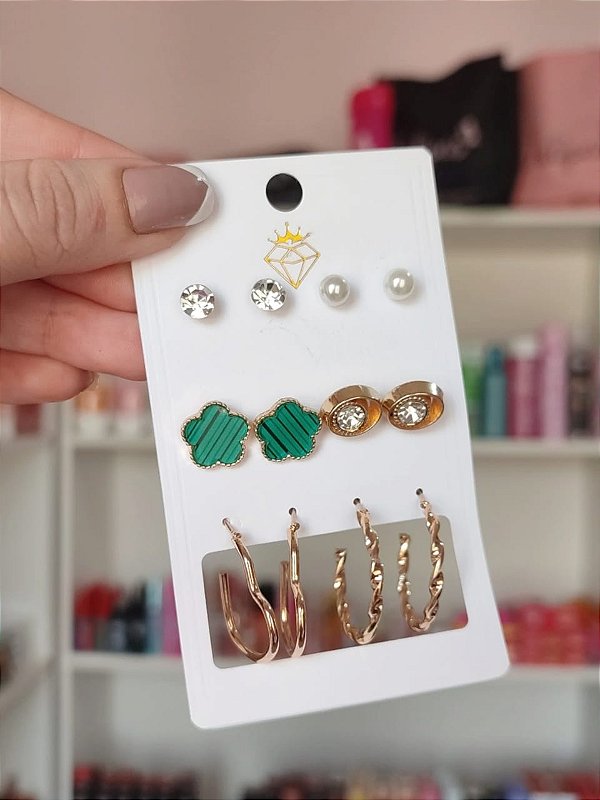 Kit de Brincos - Modelo 02