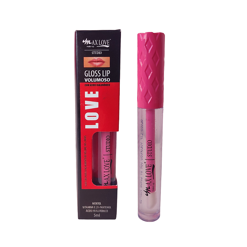 Gloss Lip Volumoso Incolor Cor 01 - Max Love