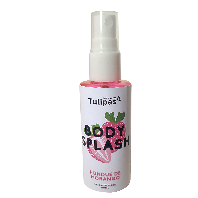 Body splash Fondue de Morango Tulipas Beauty 60ml