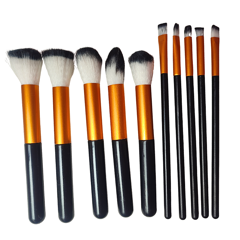 Kit de Pinceis Kabuki - 10 Pinceis