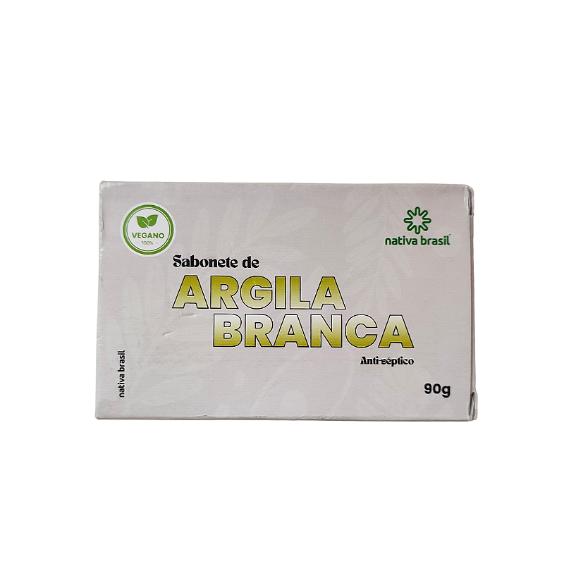 Sabonete de Argila Branca