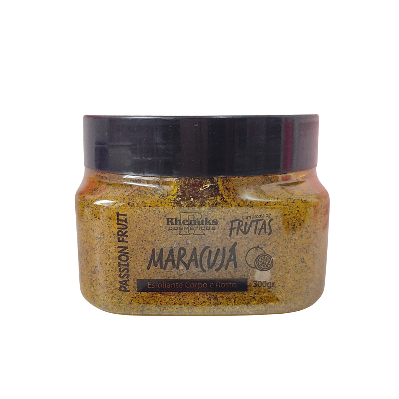 Esfoliante Corporal Maracaujá Body Scrub 300g - Rhenuks Cosméticos