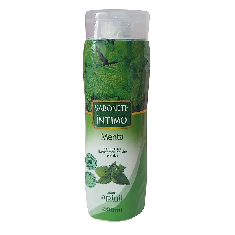 Sabonete Intimo Menta Apinil 200ml