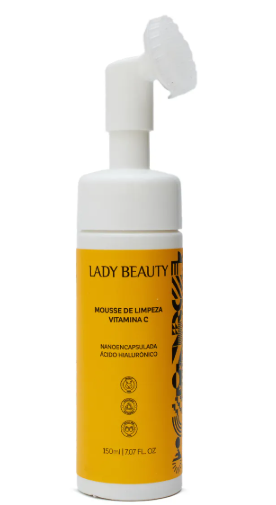 Sabonete Mousse Micelar Vitamina C Lady Beauty 150ml