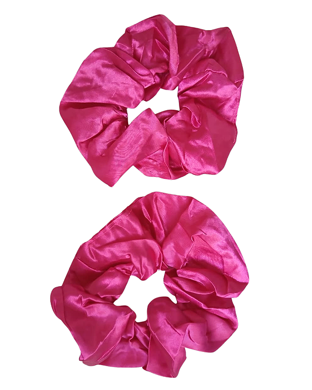 2 Xuxinha de Cetim Rosa