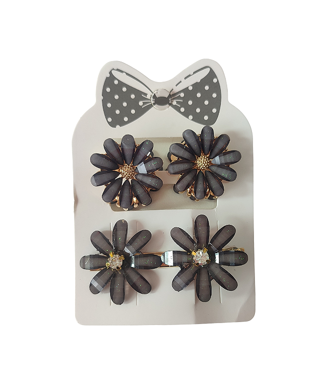 Presilha de Flor Preto