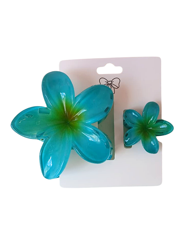 Kit Presilha de Flor Grande e Pequena Verde