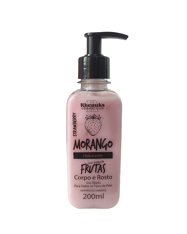 Hidratante Corporal Morango Soul Cosméticos 190ml