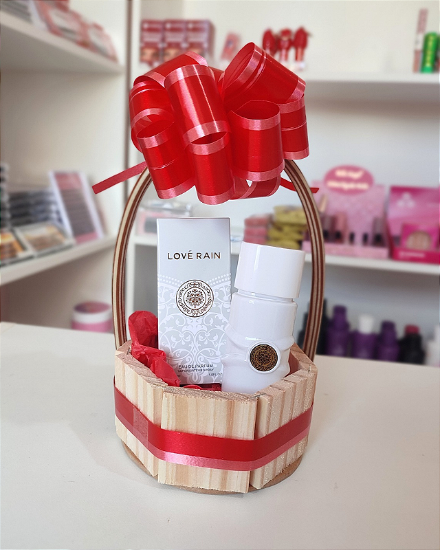 Cesta de Presente (Perfume Yara 30ml)