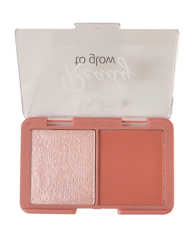 Duo Blush e Iluminador City Girls Cor B