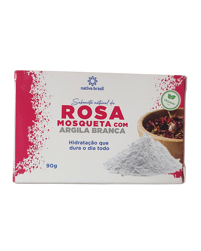 Sabonete de Rosa Mosqueta com Argila Branca
