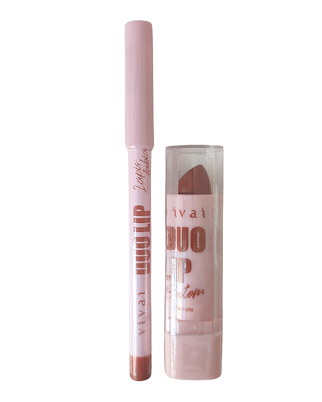 Kit labial Duo Lip (Batom + Lápis Labial)