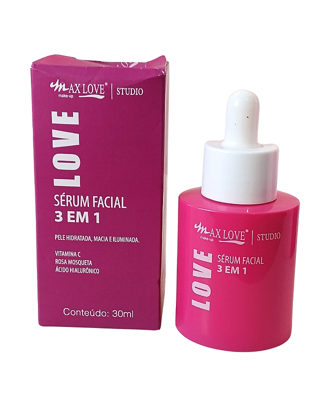 Sérum Facial 3 em 1 Max Love