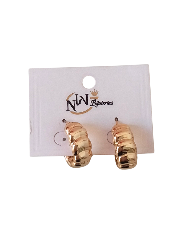 Brinco Ondulado Dourado