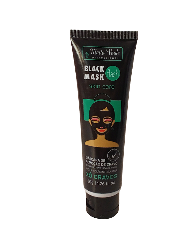 Mascara Facial Black Xô Cravos Matto Verde