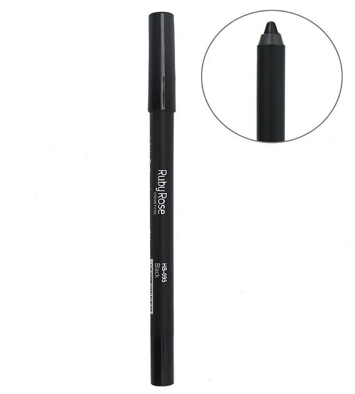 Lápis de Olho Carbon Black Ruby Rose