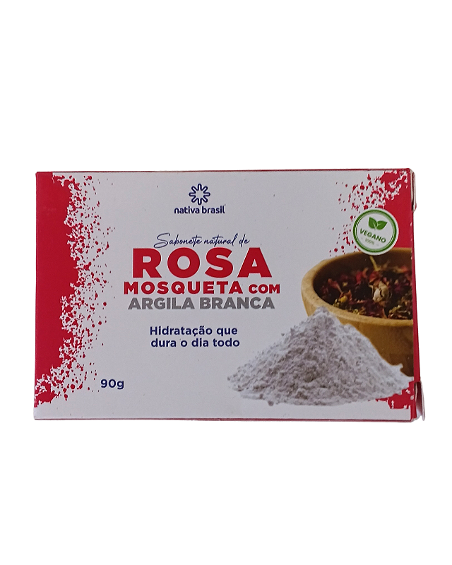 Sabonete de Rosa Mosqueta com Argila Branca