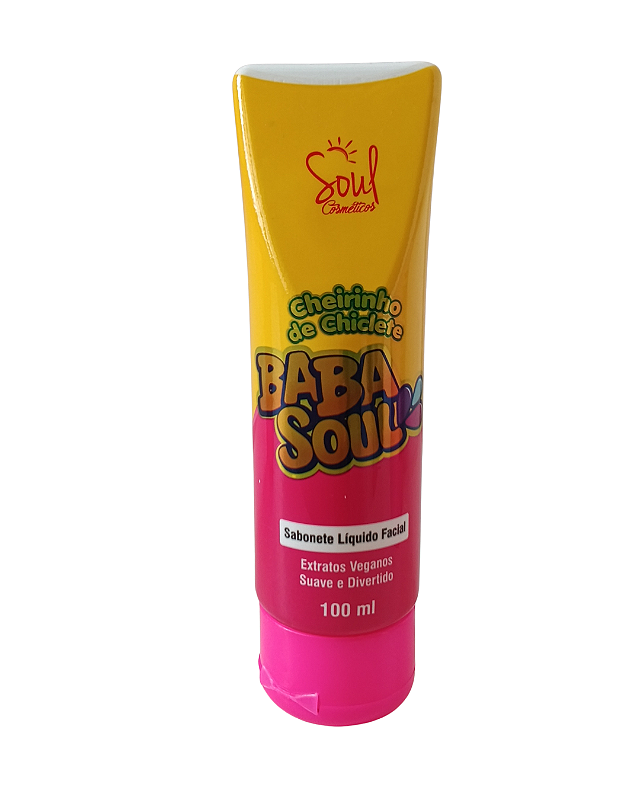 Sabonete Facial Cheirinho de Chiclete Soul Cosmeticos