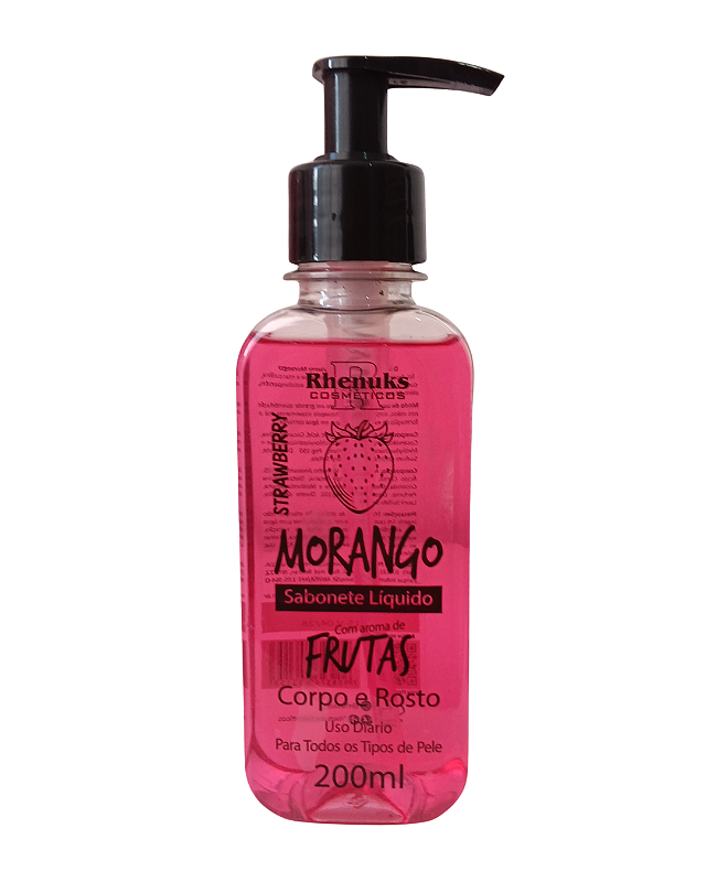 Sabonete Liquido Morango Rhenucks