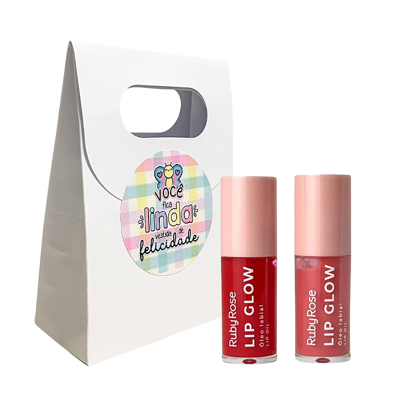 Ruby Rose Make Kit Presente Lip Glow - Ruby Rose - Seraphina Make