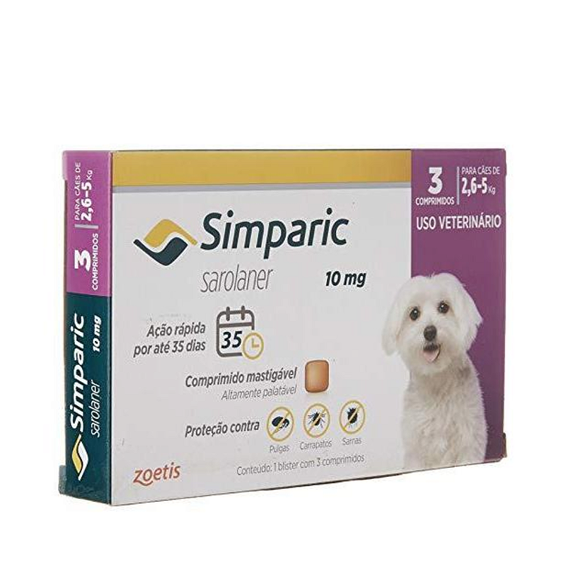SIMPARIC 10 MG - BL 3 COMP - Outpet