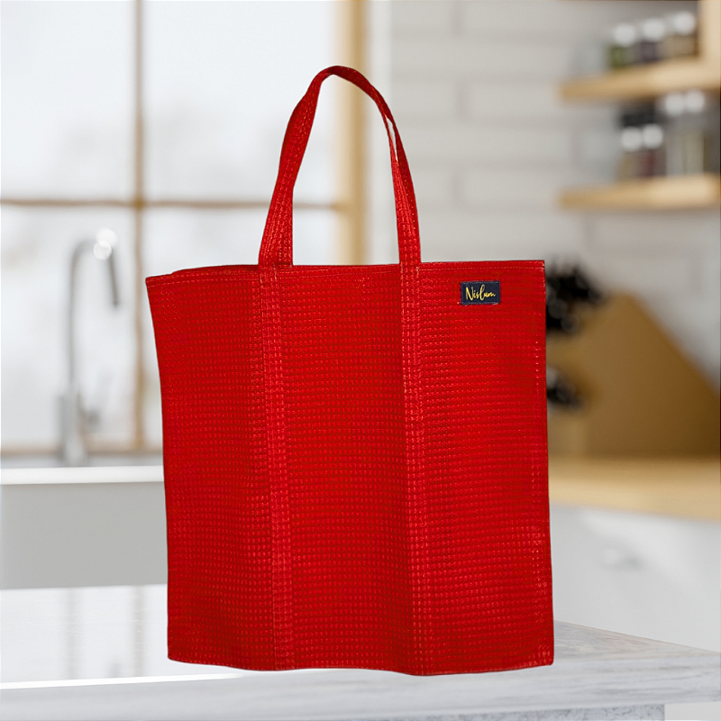 always do what you should do エコバッグ　赤 Ecobag Big Vermelha – Resistente e Durável - Nislum
