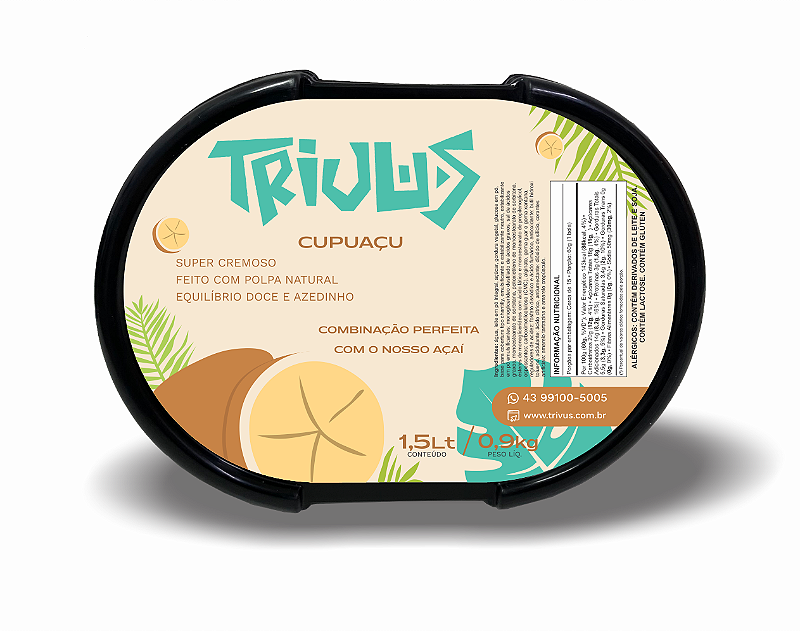 CUPUAÇU - POTE 1,5L/0,9K