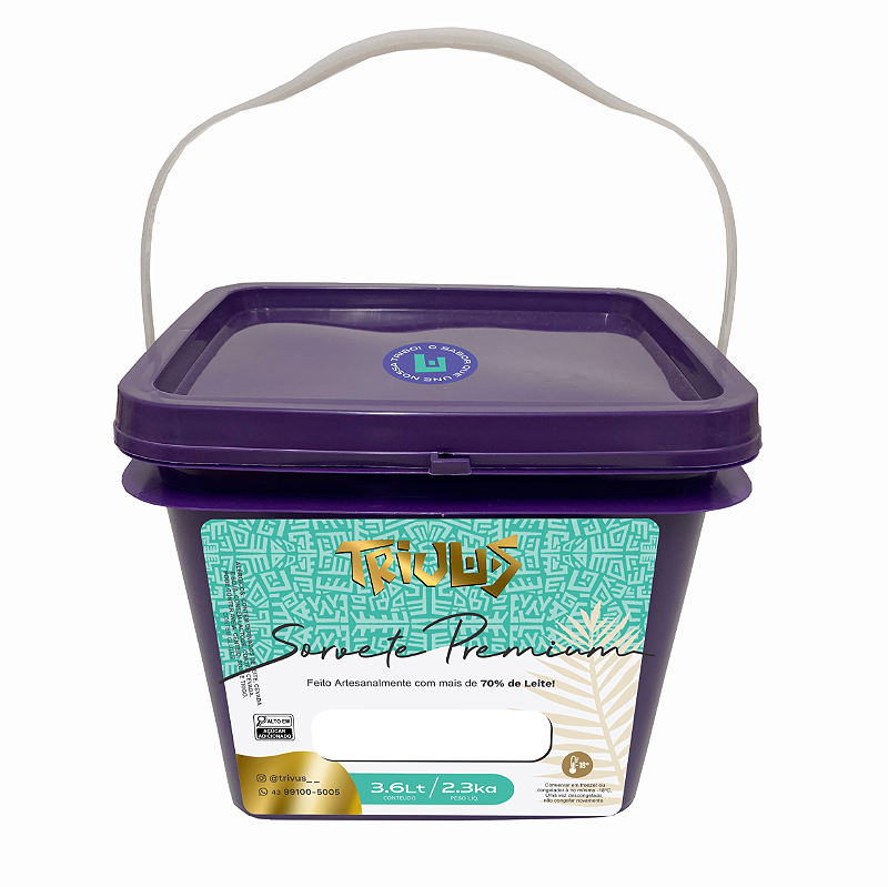 SORVETES Premium - BALDE 3,6L/2,3K