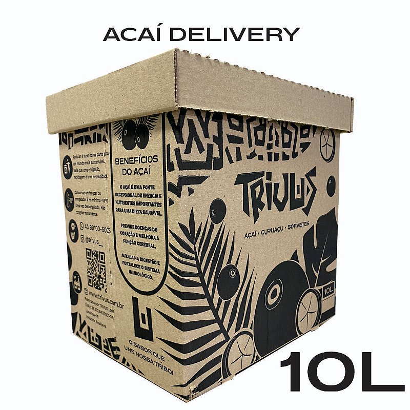 AÇAÍ DELIVERY - CAIXA 10L/7,5K