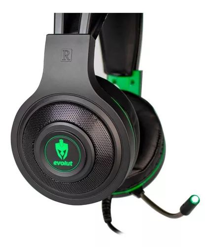 Fone de Ouvido Headset Gamer EG301GR Temis Verde Com Fio Evolut - Loja Do  Markos