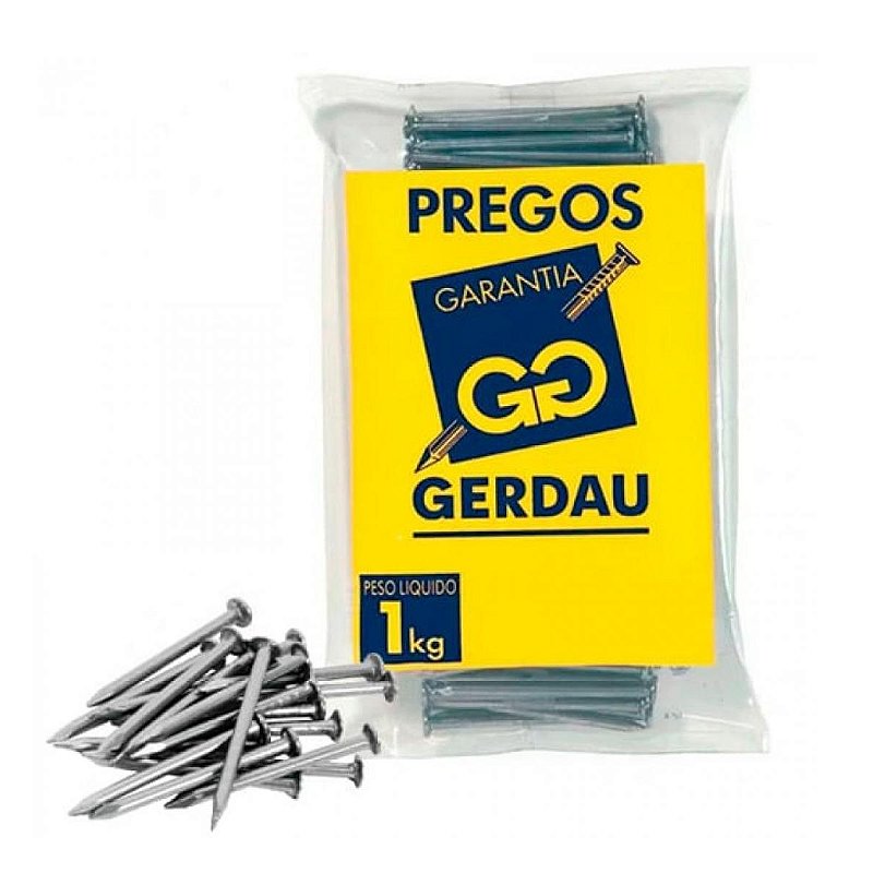 Prego Gerdau Polido (Bitolas Disponíveis)