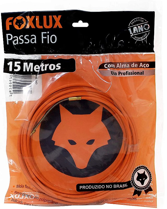 Passa Fio Com Alma De Aço 15m - FOXLUX