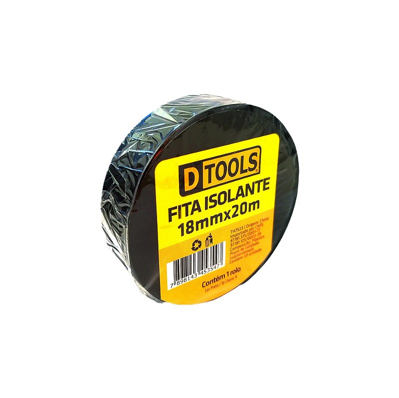 Fita Isolante 18mm X 20m - DTOOLS
