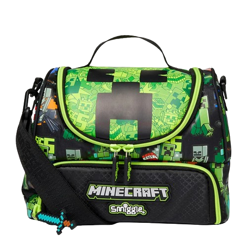Lancheira escolar Minecraft Original Smiggle - Cubo Nerd - O universo ...