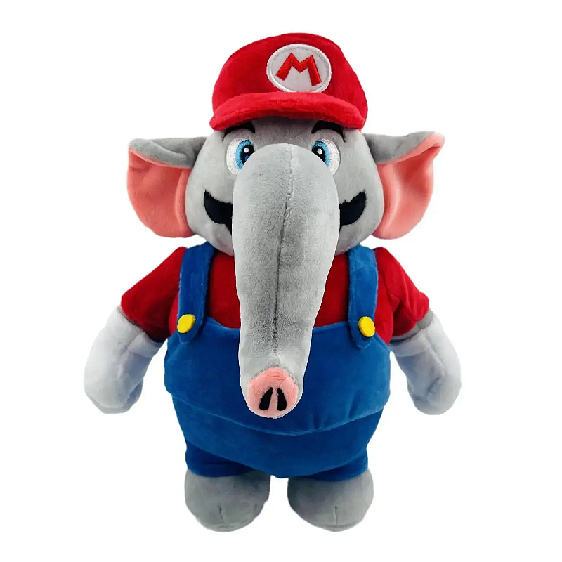 Pelúcia Mário Elefante - Super Mário Wonder - Cubo Nerd - O universo ...