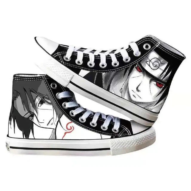 Tênis Lona Cano Alto Itachi Uchiha - Naruto Shippuden - Cubo Nerd