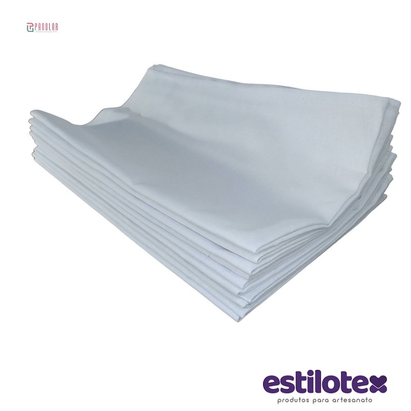 Pano Extra Branco Estilotex 72x45cm | Loja Panolar - Loja Panolar