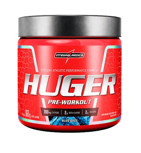 Huger Pre-Workout 160g - Integralmedica Sabor: Blue Razz