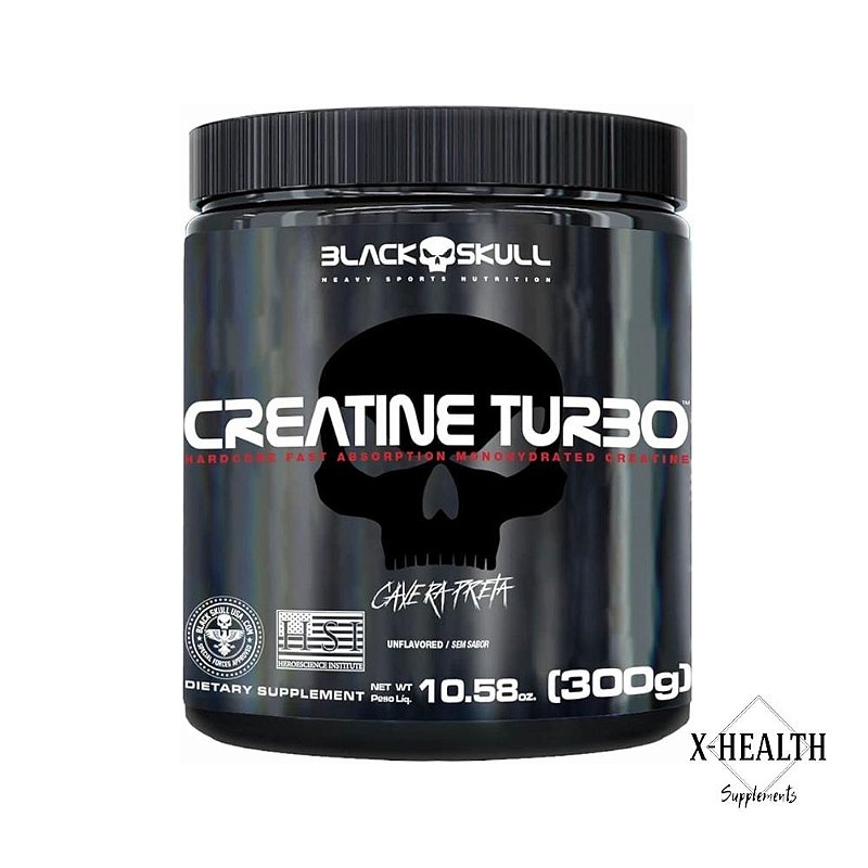 Creatina Turbo 300g - Black Skull